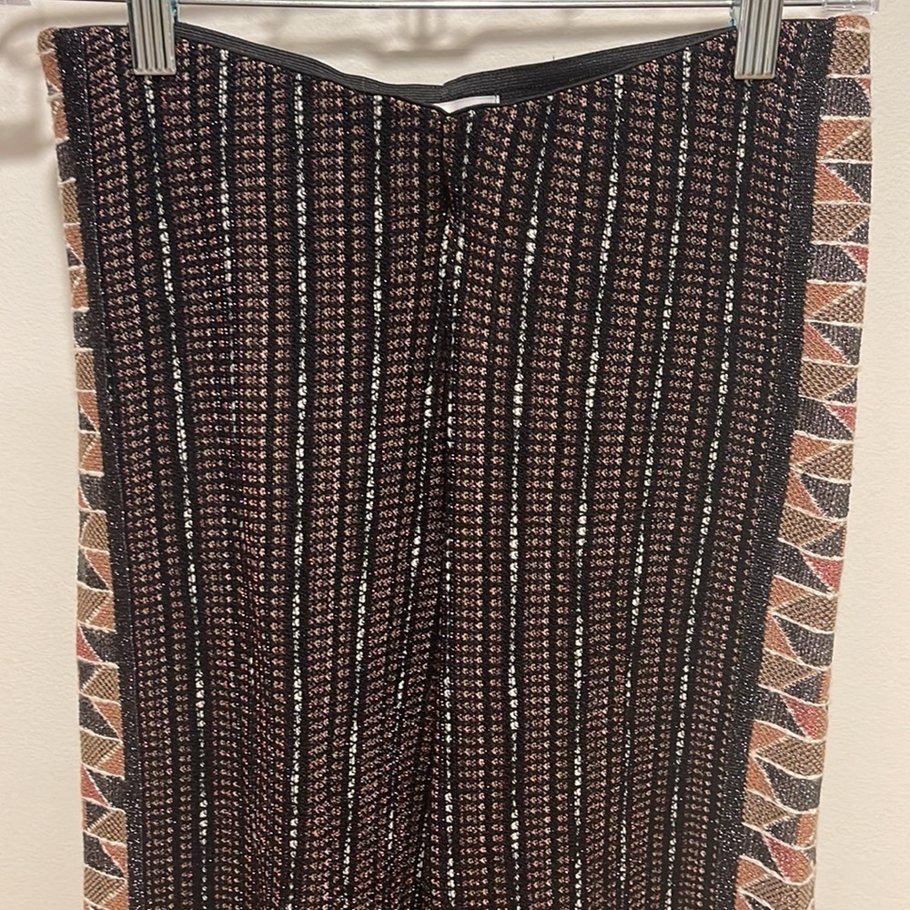 NWT Urban Outfitters Lurex Metallic Wide Leg Pants XS New Year’s Eve holiday - Picture 4 of 8